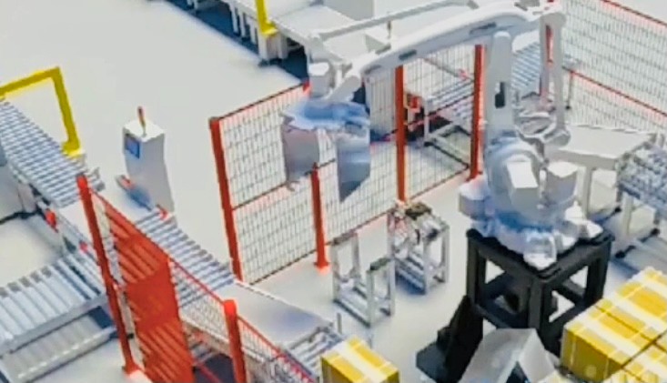 码垛包装箱自动线